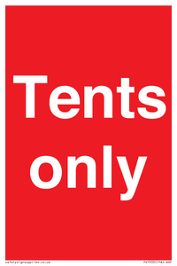 Tents only